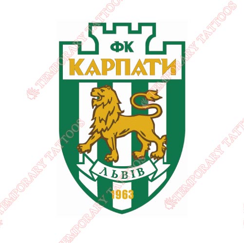 Karpaty Lviv Customize Temporary Tattoos Stickers NO.8368